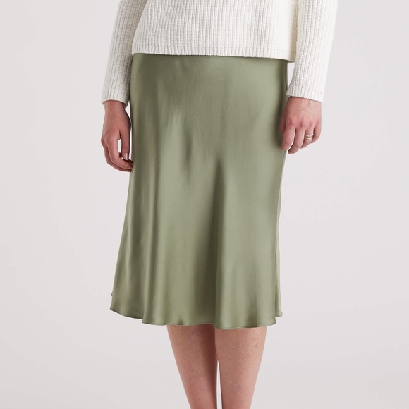 Quince 100% Washable Silk Maxi Skirt - Picture 1 of 5
